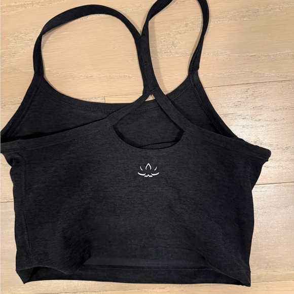 Beyond Yoga Spacedye Cropped Tank in Darkest Night - Picture 4 of 5